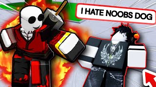 Using JUN BROKEN COMBOS To HUMBLE TOXIC Noob TARGETER..💀 | Legends Battlegrounds