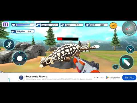 Dino saur hunter Dino saur hunting game android 