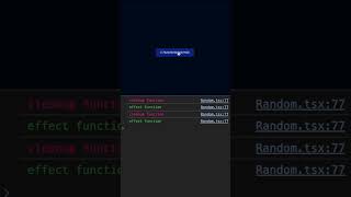React useEffect dependencies array