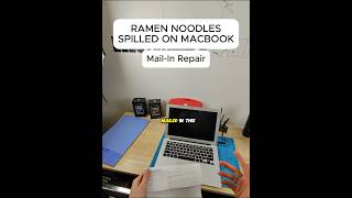 RAMEN NOODLES SPILLED ON MACBOOK!!! #brokenfix #smartphone #automobile #education #problemfix