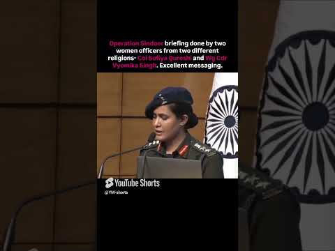 Col  Sofia Qureshi on operation Sindoor  🔥🔥#operationsindoor