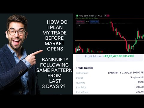 BANKNIFTY 07 AUG | #profitbooking #bankniftytrading #indianstockmarket #stockmarket #profit #expiry