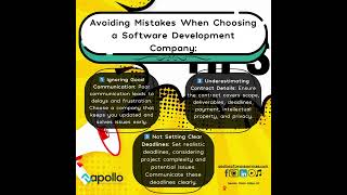 Avoiding Mistakes When Choosing a Software Development Company
