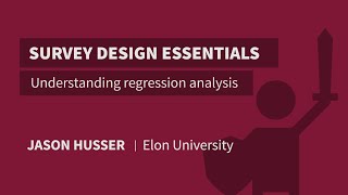 Understanding regression analysis