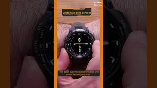 Tutorial - Instinct Crossover AMOLED: Customize Data Screens – 90 Seconds! #garmin #garmintutorial