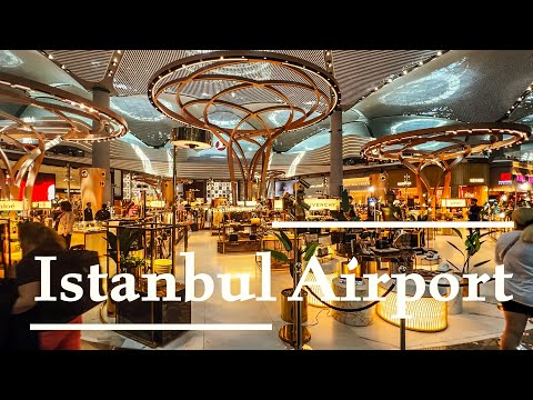 Europe’s busiest airport - Most beautiful Istanbul  airport walking tour | 4K HDR | Trawellbeings
