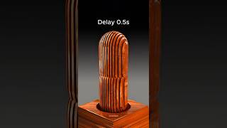 🔥 Perfect Fit 🔥 Wooden Physics Simulation in Blender 3D — So Smooth & Satisfying!