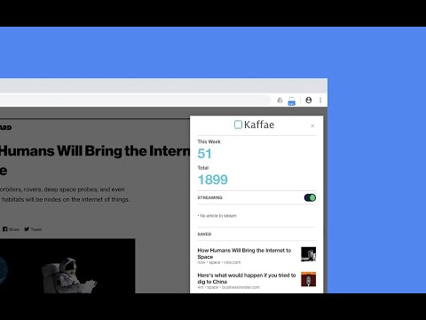 How to Use Kaffae Extension