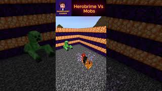 HeroBime Vs Mobs Part 10 #mobs #minecraft #gamingchannel #gmaing #herobrine #youtube