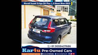 Maruti Suzuki Ertiga ZDi Plus 1 5 Diesel Blue 2019