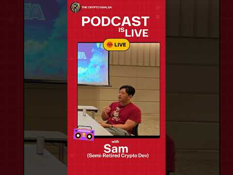 Sneak Peek of the new video with Sam!  #podcast #blockchaintech #interview