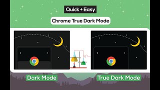 Quick + Easy Chrome True Dark Mode