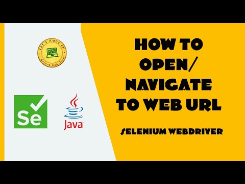 How to open a Web URL | driver.get() | driver.navigate.to() - Selenium WebDriver Tutorial
