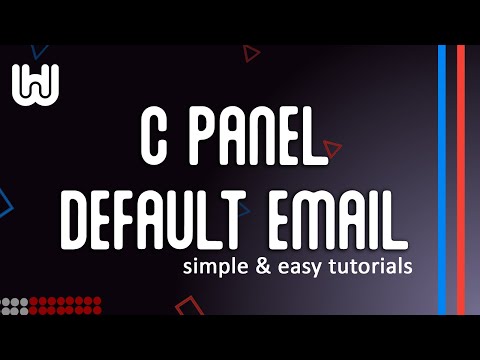 cpanel x3 defaultemail