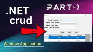 "Building a CRUD Window Form Application in .NET - Part 1: Insert Functionality Tutorial"