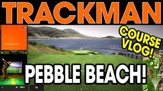 Trackman Golf Simulator - Playing Pebble Beach Golf Course (Virtual Golf 2 & Trackman 4)