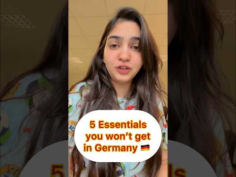 #5 essentials u should bring while coming to germany #studyingermany #europe #internationalstudents
