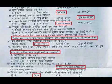 कर्मचारी संचय कोषको | प्रशासन  पाँचौं पद | 2080/09/11 | Question Answer |  EPF 5th level MCQ |