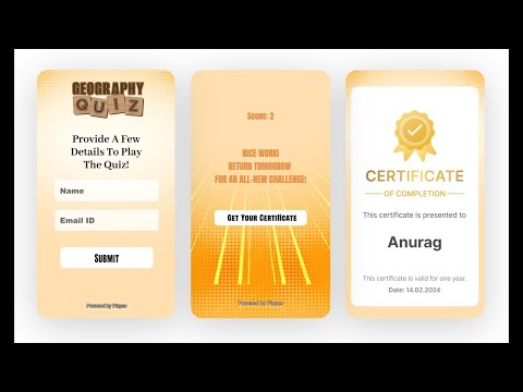Quizzes Part 2 - Configure End Screen & Certificate for Quizzes on Playzo