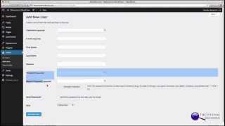 WordPress Tutorials - Creating and Adding Users for Your Site