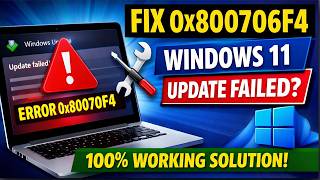 How to Fix Error 0x800706f4 in Windows 11 | Windows Update Installation Problem Solved