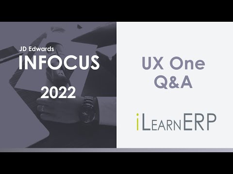 UX One Q&A - InFocus 2022