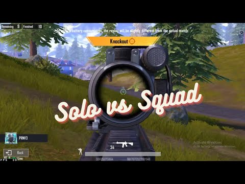 BGMI- AI mode Solo vs Squad || Chicken Dinner || New Map || Noob to Pro