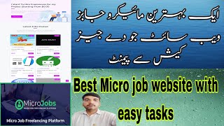 Best Micro jobs website|earn money online without investment|Earn money from jazzcash|microjobs