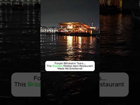 Hidden Gem: Floating River Restaurant in Brazil You Need to Visit 🇧🇷🍽️ #kasagoestobrazil