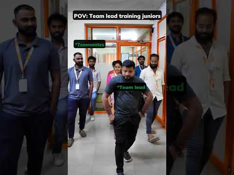 Team lead training vs Teammates Reality | Office Reels | Office atrocities