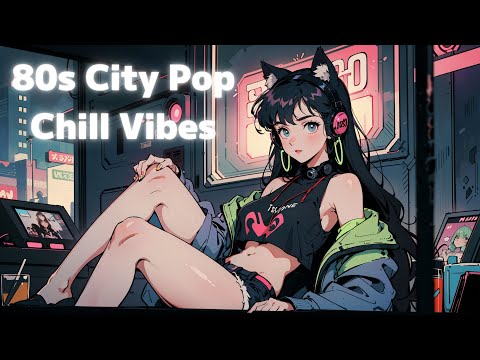 【80s Chill City Pop】Chill and Stylish Western Music Playlist 🌃 Study and Relax BGM for Work