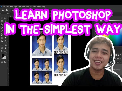 Photoshop for Beginners-Lesson 3- Crop tool (ID PICTURE)