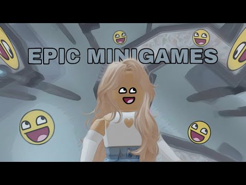 Playing EPIC MINIGAMES until I level up | ROBLOX