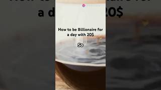 $20 Billionaire Day - Fake Like 1%. #BillionaireLifestyle #LiveLikeABillionaire #LuxuryOnABudget