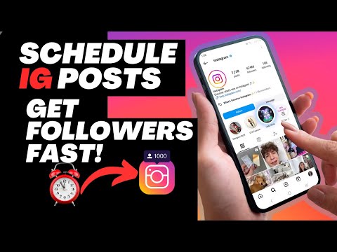 How to Schedule Post on Instagram || NEW UPDATE 2025 (Tutorial to get followers)