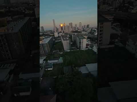 BEAUTIFUL SUNSET IN BANGKOK FPV PAVO20 PRO #shorts #fpv