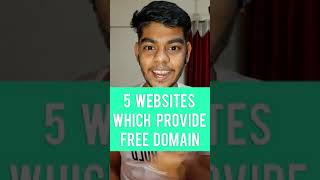Best 5 Free Domain Websites ( Make your free website with free domain )
