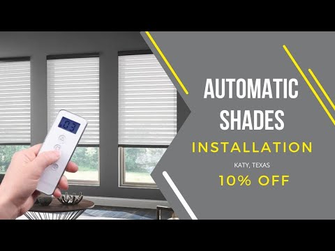 Automatic Shades Installation Katy | Call Today (281) 800-5230