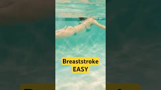 Easy Breaststroke Tips! Swim Faster & Smoother! #swim #easy  #swimmer #trickandtips