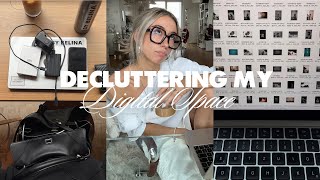 Decluttering my Digital Space Vlog⭐️ going through my Ipad, Imac, Laptop, Hard drives and more…