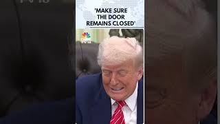 US President Donald Trump Comments On Macron's Wife Giving Him A Shove On The Plane | N18S