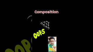 #shorts what is java composition? #oopsconcept #java #javainterview #javacomedy
