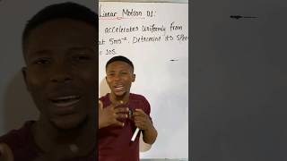 Linear Motion and Acceleration #excellentscholarsacademy #motion #physics