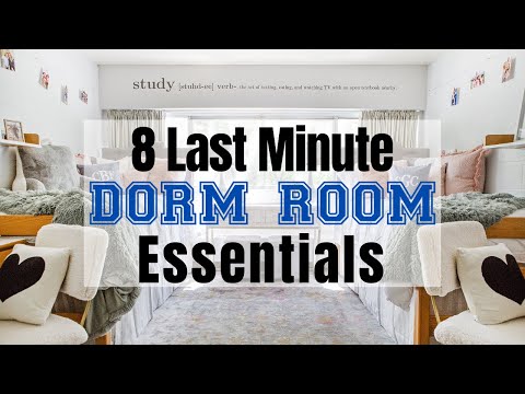 Last Minute Dorm Room Essentials To Remember