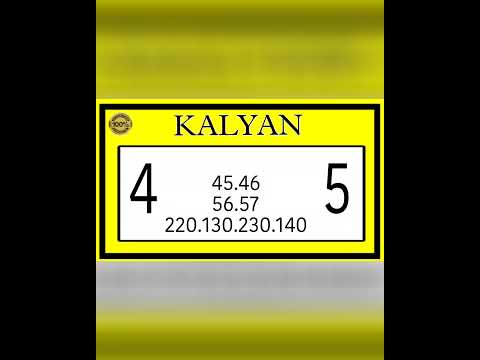Kalyan satta matka Kalyan today open to close 7/6/25#kalyan #guessing #mubaimatka KALYAN
