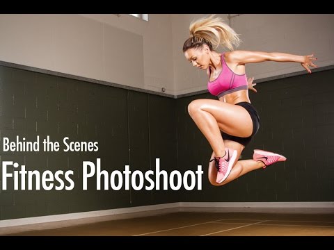 Emily Hackett BTA Fitness Photoshoot Behind the Scenes with Gareth Dix