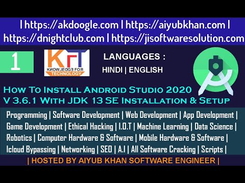 How To Install Android Studio 3.6.1 | Android Studio Installation - Step By Step Guide | Jdk 13 2020