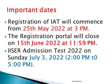 IISER ADMISSION# Indian Institutes of Science Education and Research BS MS 2022 #admission #IISER