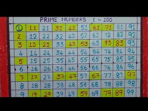 B.ED Maths Prime Number Teaching Aid - 2d Working Model