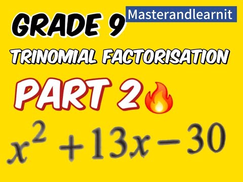 One Positive, One Negative? 😵 Factor These Tricky Trinomials Fast!@masterandlearnit1555